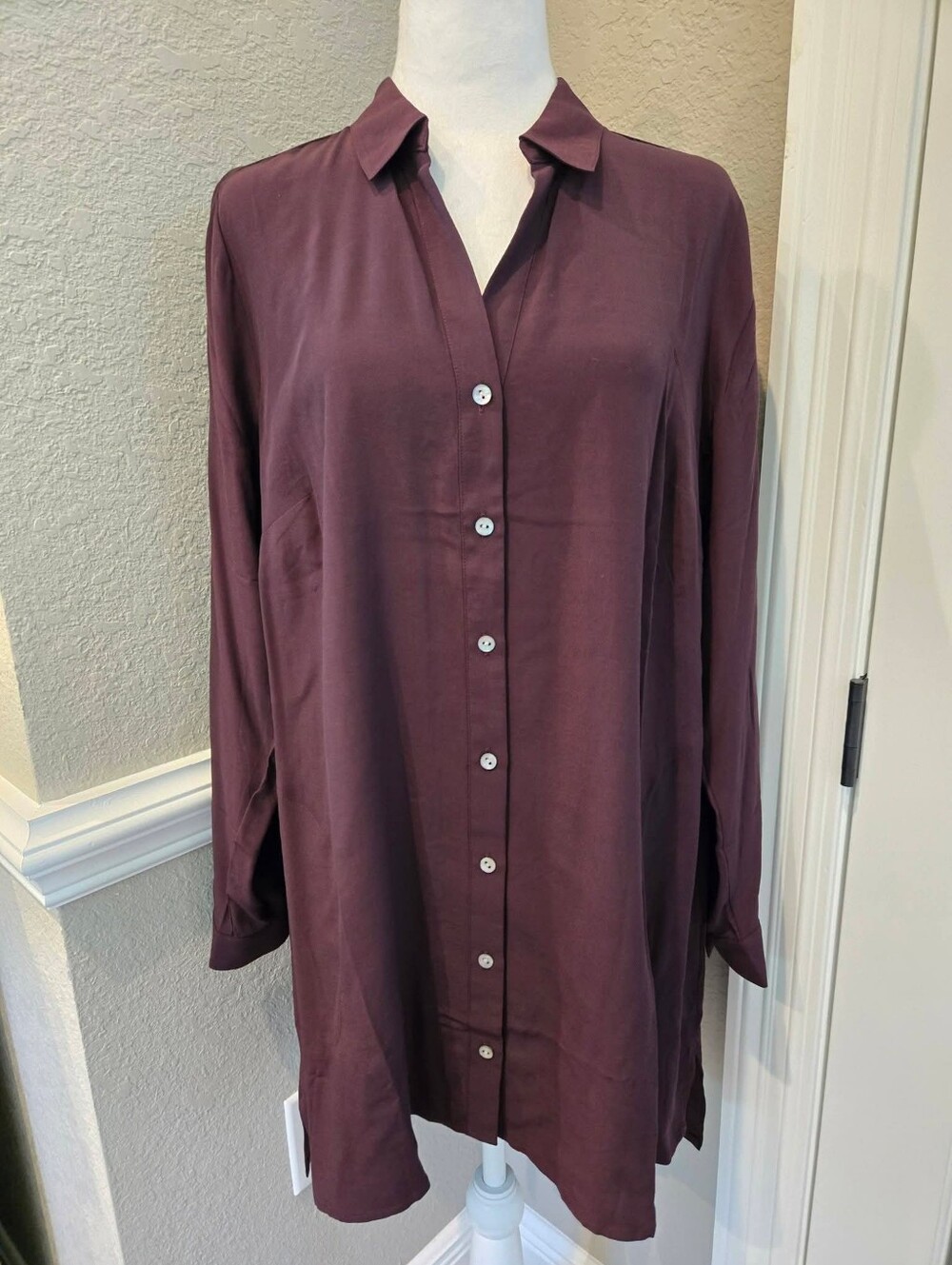 J. Jill Button Down Tunic, Medium